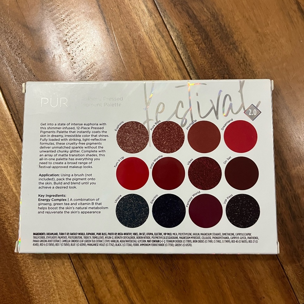 New PUR Festival 2.0 palette
